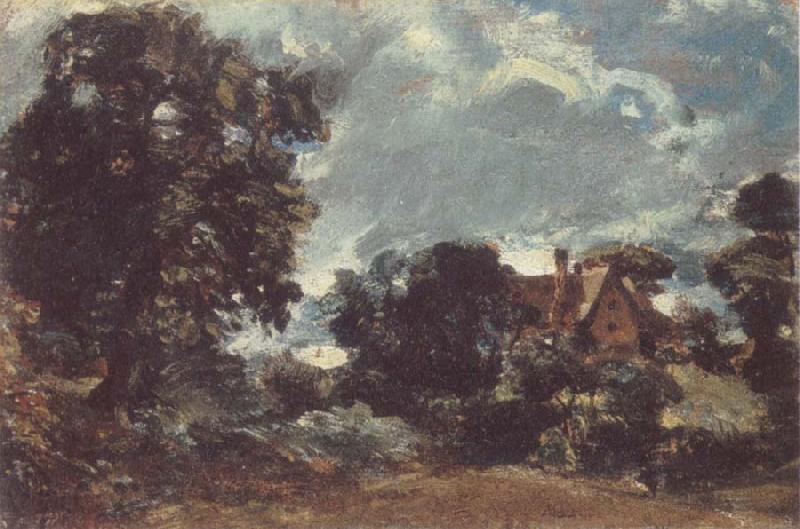 John Constable Church Farm Spain oil painting art